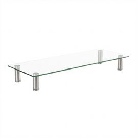 ROLINE STAND PER MONITOR IN VETRO, CON PIEDINI METALLICI AGGIUSTABILI - 17.02.3376