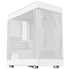 ITEK CASE PROMESH 35B, GAMING OFFICE MINI TOWER MATX, TYPE-C, 2XUSB3, 3 LATI MESH, WHITE - ITGCAPM35W