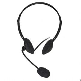 LINK CUFFIA CON MICROFONO ORIENTABILE CONNETTORE USB E CONTROLLO VOLUME - LKHS01