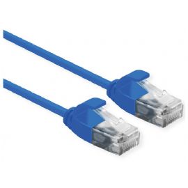 ROLINE CAVO UTP DATA CENTER PATCHCORD CAT.6A, CLASS EA, LSOH, SLIM, BLU, 1M - 21.15.3943
