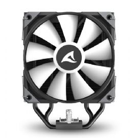 SHARKOON DISSIPATORE AD ARIA 1X 120MM PWM FAN, 4X COPPER PIPES, DIRECT TOUCH, TDP 220W - A40 BLACK