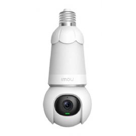 IMOU TELECAMERA E27 2K MOTORIZZATA CON LUCE LED, SIRENA E SMART TRACKING. VISIONE NOTTURNA A COLORI, - IPC-S6DP-3M0WEB-E27