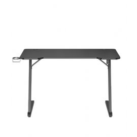 NOUA SCRIVANIA GAMING, TELAIO Z CON PORTABICCHIERI E GANCIO PER CUFFIE 1200X600X750 MM - GD-NZ120K75