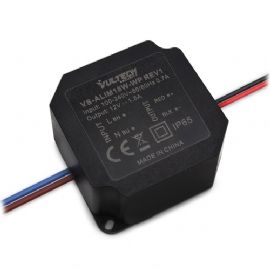 VULTECH SECURITY ALIMENTATORE 12V 1,5A IP65 WATERPROOF - VS-ALIM18W-WP REV. 1