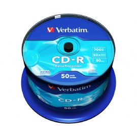 VERBATIM CD-R 700MB 52X EXTRA PROTECTION SURFACE PACK DA 50 - 43351